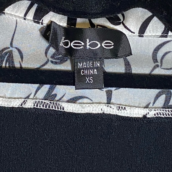 Bebe Knitted Vest and Silk Top - Picture 4 of 5